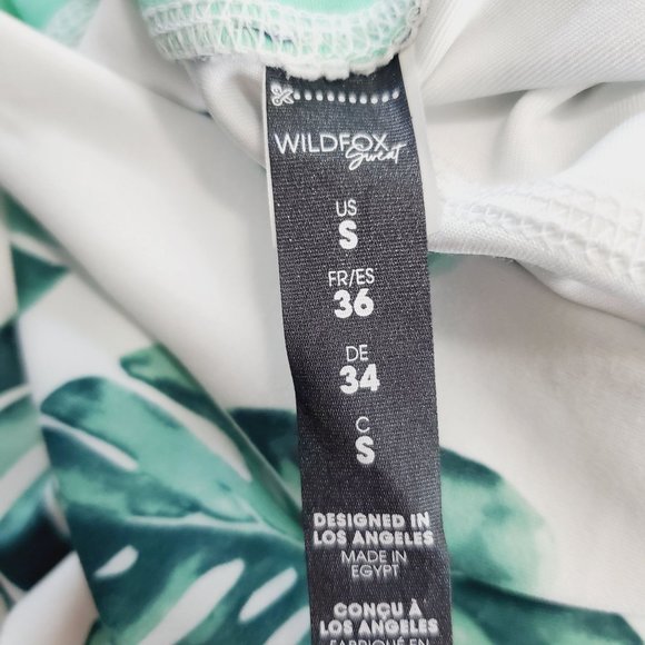 Wildfox Sweat Tropical Banana Leaves Leggings NWT - Picture 8 of 9